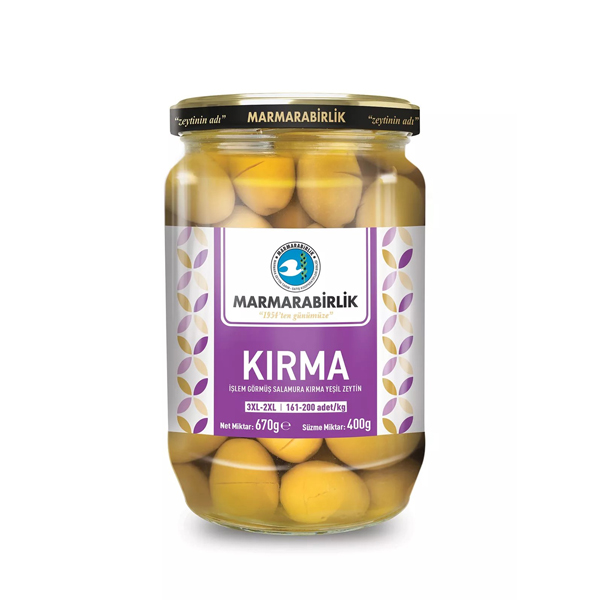 MARMARA BİRLİK YEŞİL ZEYTİN KIRMA 400 GR
