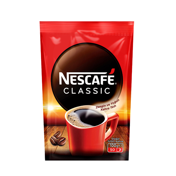 NESCAFE 100 GR CLASSIC POŞET