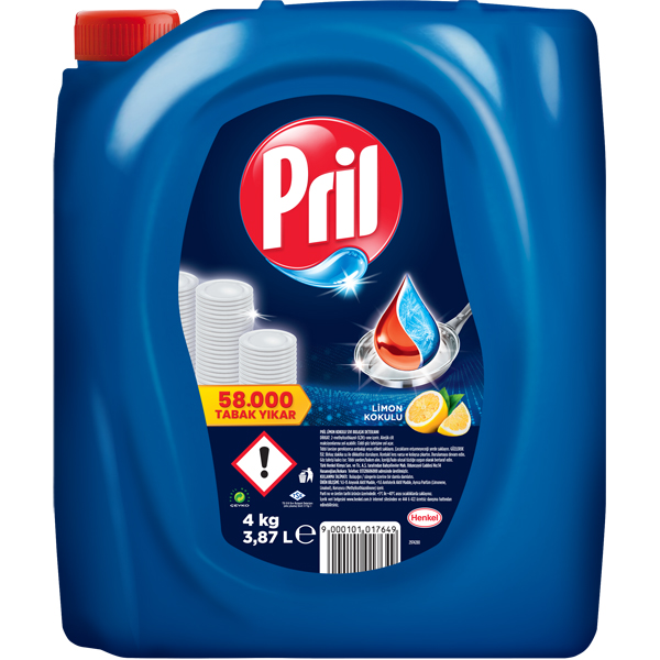 PRİL BULAŞIK DETERJANI 4 LT