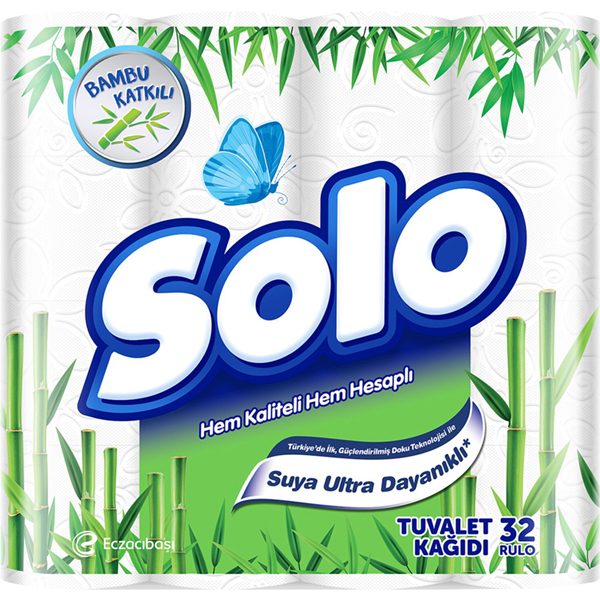 SOLO TUVALET KAĞIDI 32’Lİ *BAMBU