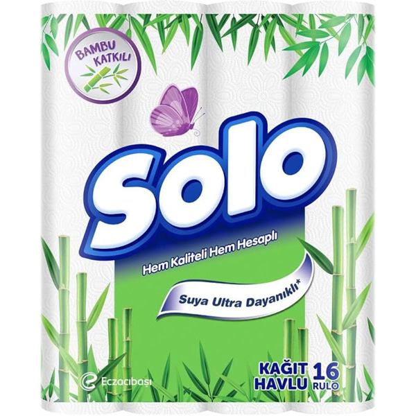 SOLO HAVLU 16'LI *BAMBU