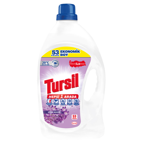 TURSİL JEL 53 YIKAMA 3,44 L *LEYLAK BAHÇESİ