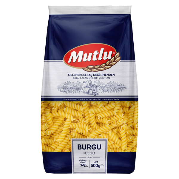 MUTLU MAKARNA 500 GR ÇŞT.