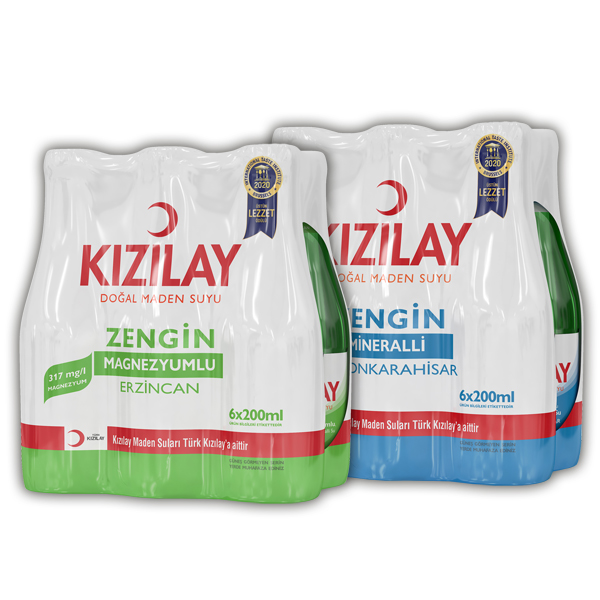 KIZILAY MADEN SUYU 6x200 ML