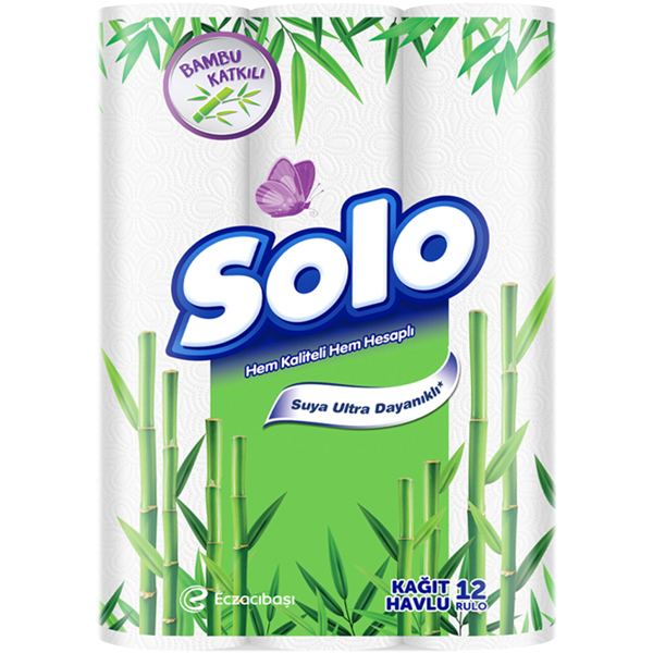 SOLO HAVLU 12’LI *BAMBU KATK.