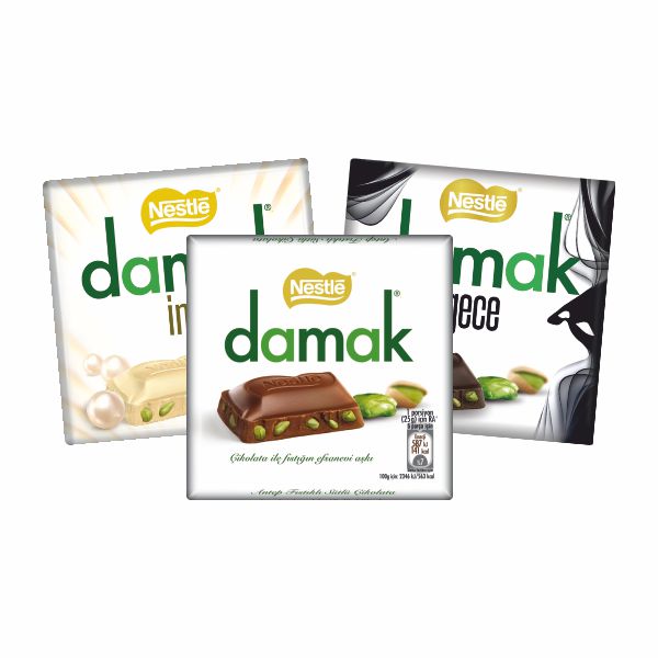 NESTLE DAMAK KARE ÇİK. 60 GR *SÜTLÜ *GECE *İNCİ