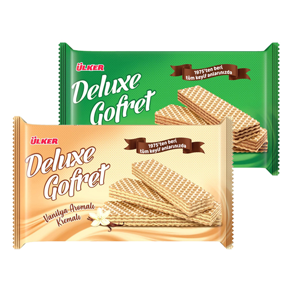 ÜLKER DELÜXE GOFRET 220 GR ÇŞT.