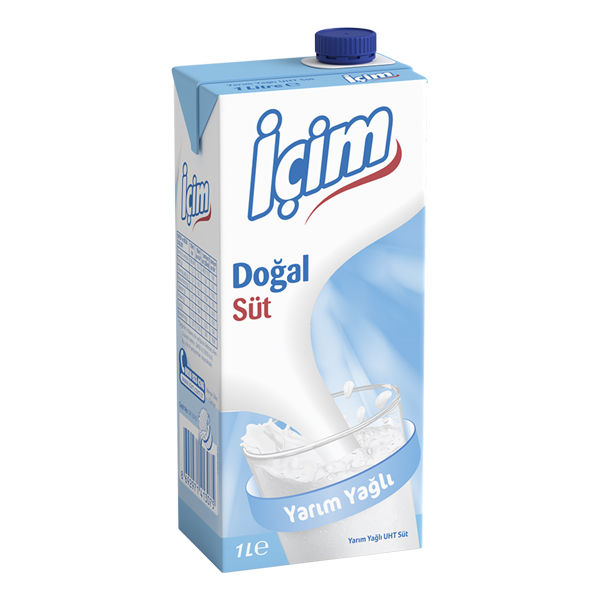 İÇİM YARIM YAĞLI SÜT 1 LT
