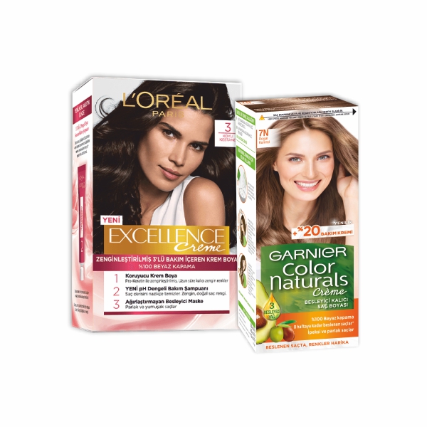 GARNIER COLOR-EXCELLENCE BOYA ÇEŞİTLERİ
