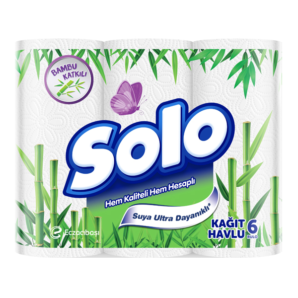 SOLO HAVLU 6’LI *BAMBU KATK. *ULTRA