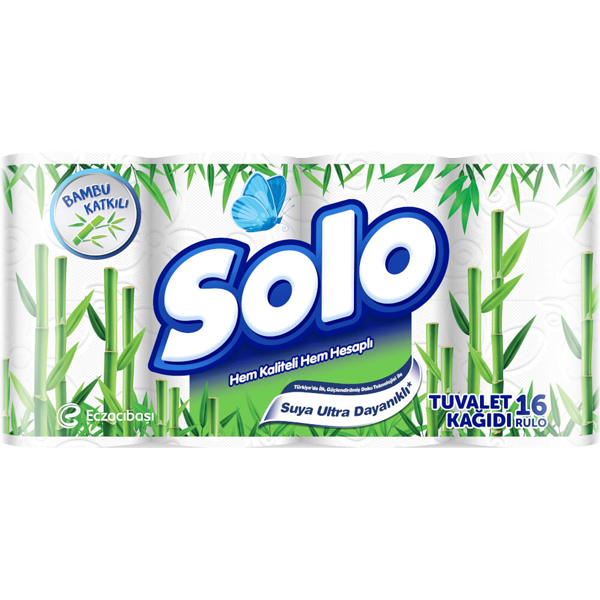 SOLO TUVALET KAĞIDI 16’LI *BAMBU KATK. *ULTRA