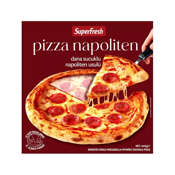 SUPERFRESH NAPOLİTEN PİZZA 445 GR