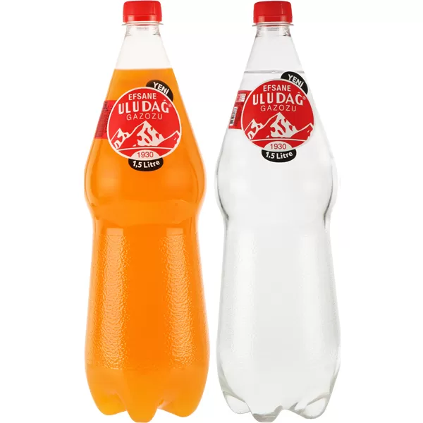 ULUDAĞ EFSANE GAZOZ 1,5 LT *SADE *PORTAKAL
