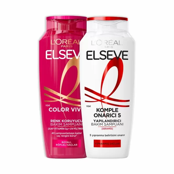 ELSEVE ŞAMPUAN 300 ML *COLOR *MUC.YAĞ *KOMP.DÖK.KAR