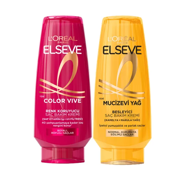 ELSEVE SAÇ KREMİ 250 ML *COLOR *MUC.YAĞ *DÖK.KARŞITI *ONARICI