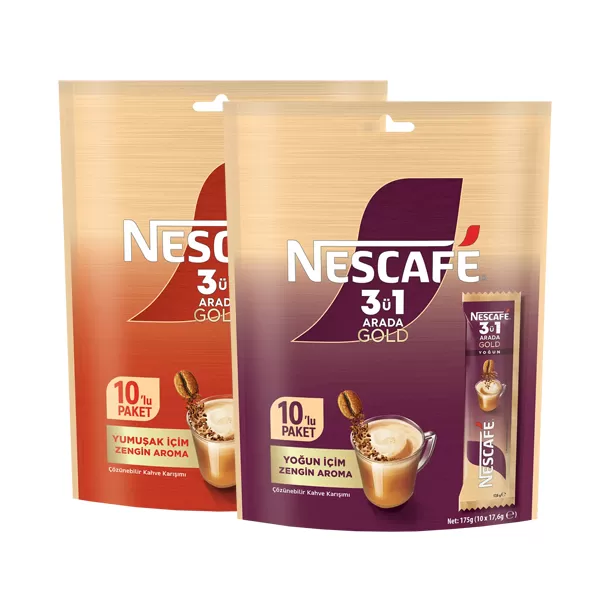 NESCAFE GOLD YUMUŞAK/YOĞUN 3İN1 175 GR ÇŞT.