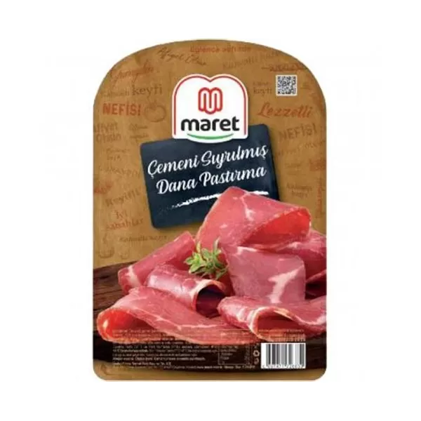 MARET ÇEMENİ SIYRILMIŞ PASTIRMA 100 GR