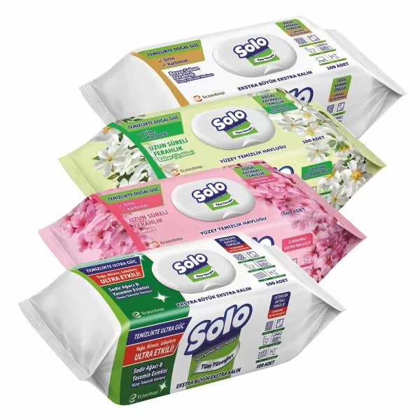 SOLO YÜZEY TEMİZLİK HAVLUSU 100'LÜ ÇŞT.
