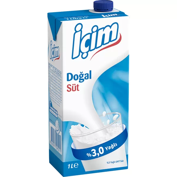 İÇİM TAM YAĞLI SÜT 1 LT