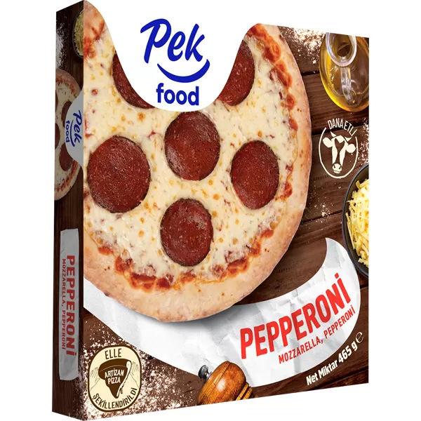 PEK FOOD ARTİZAN PEPPERONİ PİZZA 465 GR