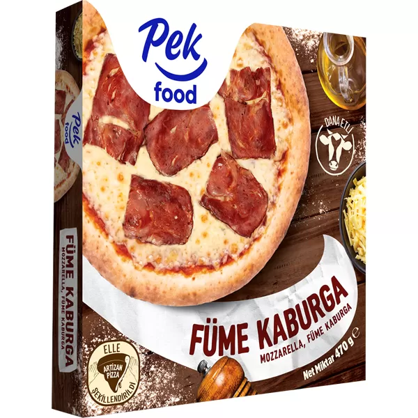 PEK FOOD ARTİZAN FÜME KABURGA PİZZA 470 GR