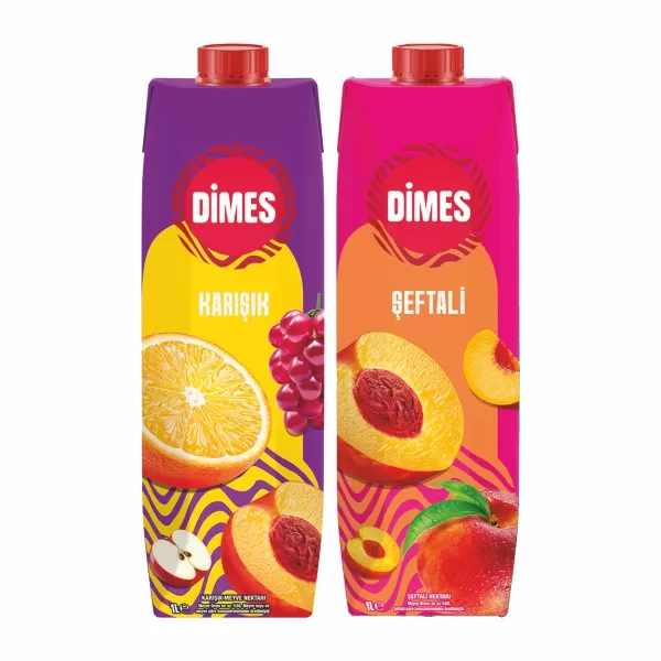 DİMES MEYVE NEKTARI 1 LT ÇŞT.