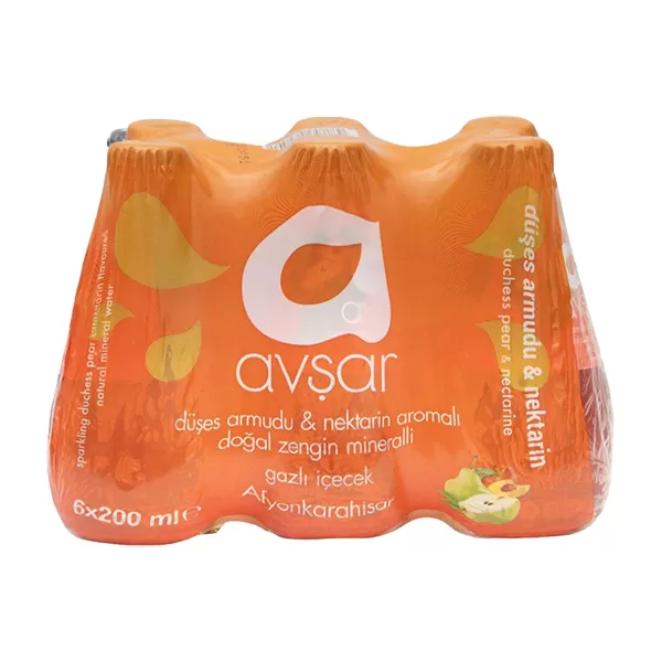 AVŞAR MEYVELİ MADEN SUYU 6*200 ML ÇŞT.