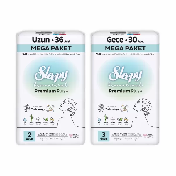 SLEEPY BİO NAT.MEGA HİJ.PED ÇŞT.